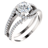 Halo-Style Engagement Ring